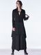 (ͽ���ʡ�8������9������ͽ��/kiryuyrik������奦����奦/Vintage Satin Wide Tuck Slacks/Black