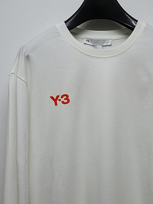 Y-3���磻���꡼/DROP 1 U GRAPHIC LS TEE/CORE WHITE.
