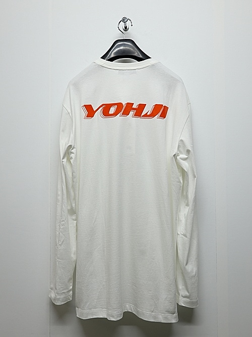 Y-3���磻���꡼/DROP 1 U GRAPHIC LS TEE/CORE WHITE.