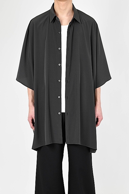 LAD MUSICIANå ߥ塼/DECHINE SLEEVELESS LONG SHIRT/BLACK