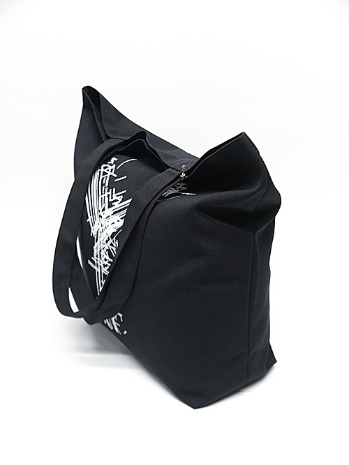 Ground Y�����饦��ɥ磻/cotton cambus Tote bag Y/BLACK