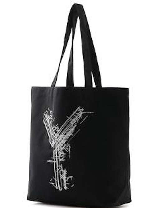 Ground Y�����饦��ɥ磻/cotton cambus Tote bag Y/BLACK