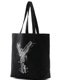 Ground Y�����饦��ɥ磻/cotton cambus Tote bag Y/BLACK