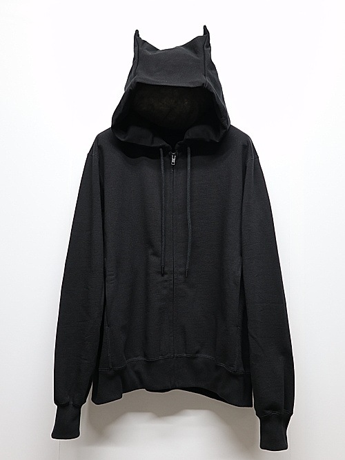 �㴰���LAD MUSICIAN����å� �ߥ塼�������/24G LOOP BACK EAR HOOD ZIPUP PK/BLACK
