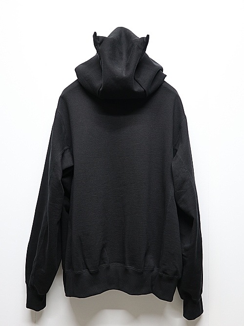 �㴰���LAD MUSICIAN����å� �ߥ塼�������/24G LOOP BACK EAR HOOD ZIPUP PK/BLACK
