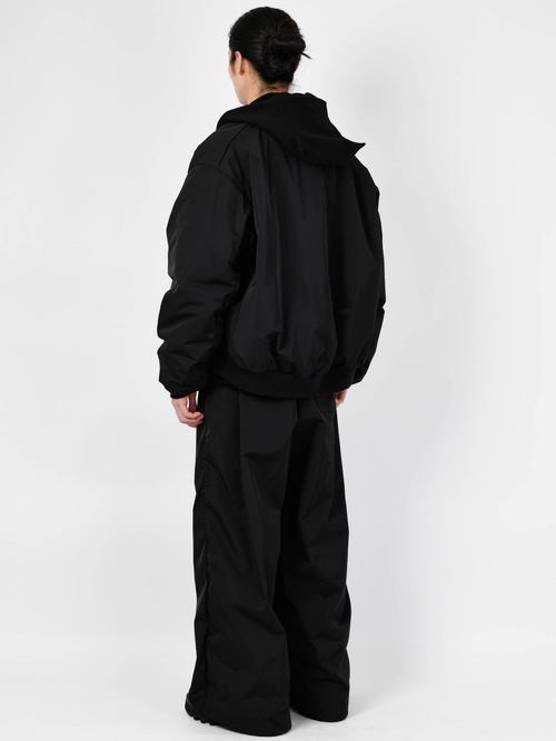 �㴰���LAD MUSICIAN����å� �ߥ塼�������/24G LOOP BACK EAR HOOD ZIPUP PK/BLACK