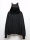 �㴰���LAD MUSICIAN����å� �ߥ塼�������/24G LOOP BACK EAR HOOD ZIPUP PK/BLACK
