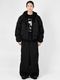 �㴰���LAD MUSICIAN����å� �ߥ塼�������/24G LOOP BACK EAR HOOD ZIPUP PK/BLACK