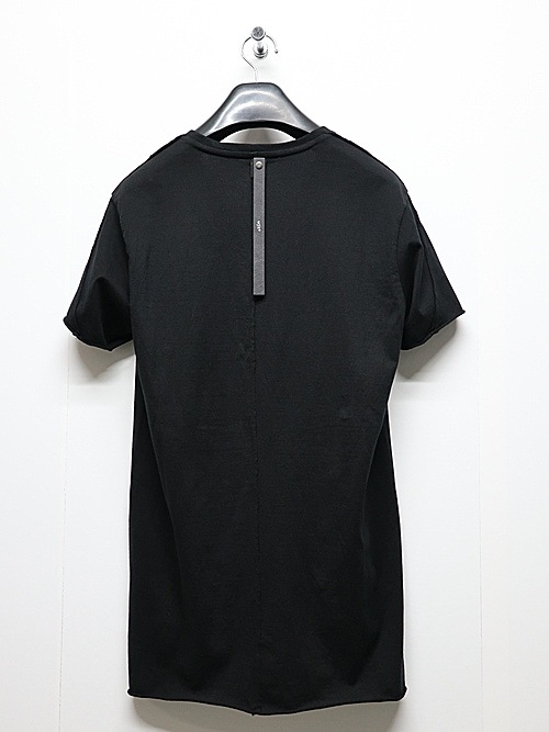 wjk�����֥른��������/cut-off V-neck S/S/deep black