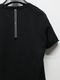 wjk�����֥른��������/cut-off V-neck S/S/deep black