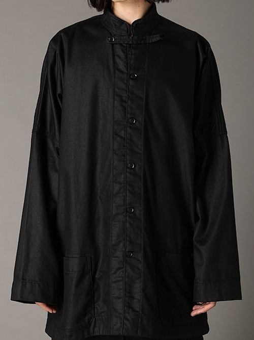 Ground Y �� EDWIN Collaboration/9OZ BLACK TWILL BLOUSE/BLACK