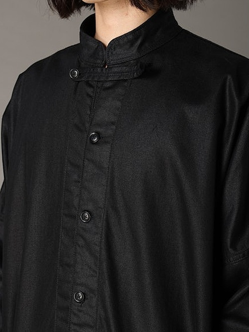 Ground Y �� EDWIN Collaboration/9OZ BLACK TWILL BLOUSE/BLACK