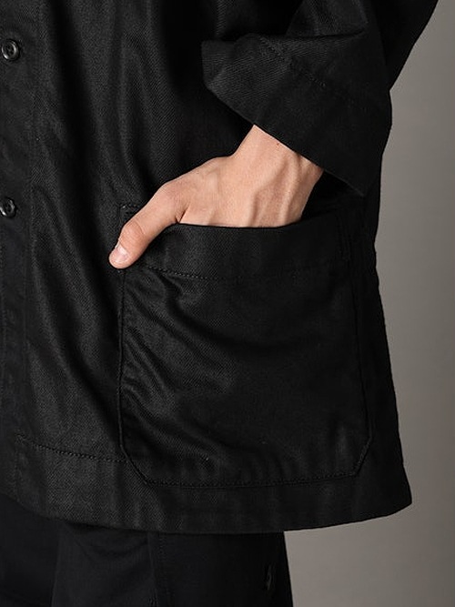 Ground Y �� EDWIN Collaboration/9OZ BLACK TWILL BLOUSE/BLACK