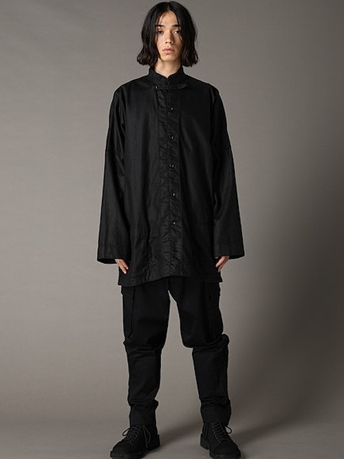 Ground Y �� EDWIN Collaboration/9OZ BLACK TWILL BLOUSE/BLACK