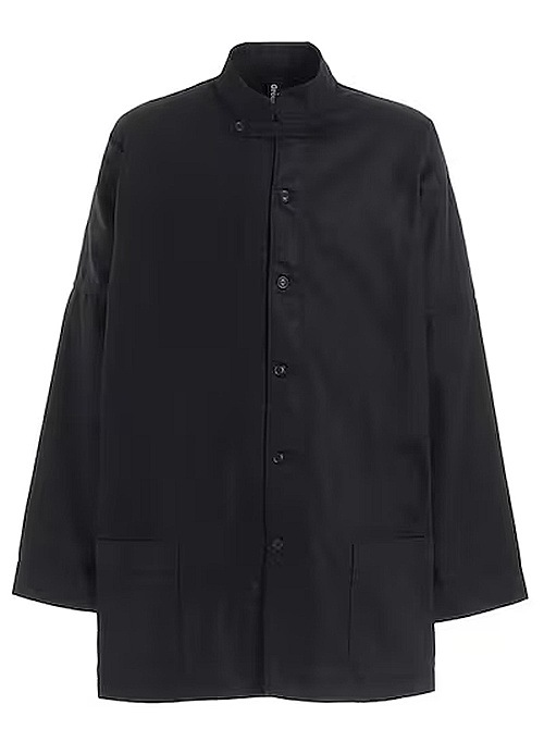 Ground Y �� EDWIN Collaboration/9OZ BLACK TWILL BLOUSE/BLACK