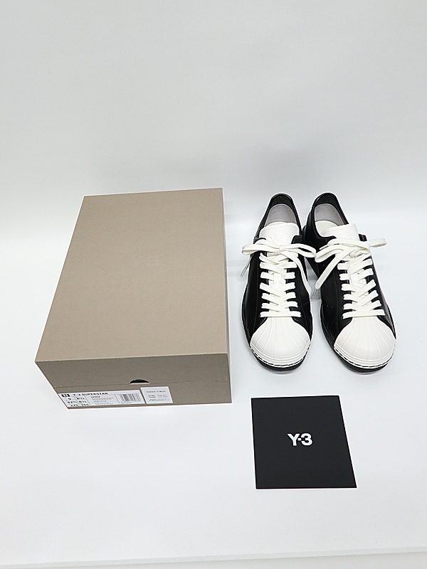 Y-3���磻���꡼/Y-3 SUPERSTAR BLACK/BLACK/OWHITE
