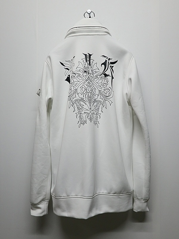 (ͽ���ʡ�8������9������ͽ��/kiryuyrik������奦����奦/Double Knit Jersey Stand Collar Blouson/White