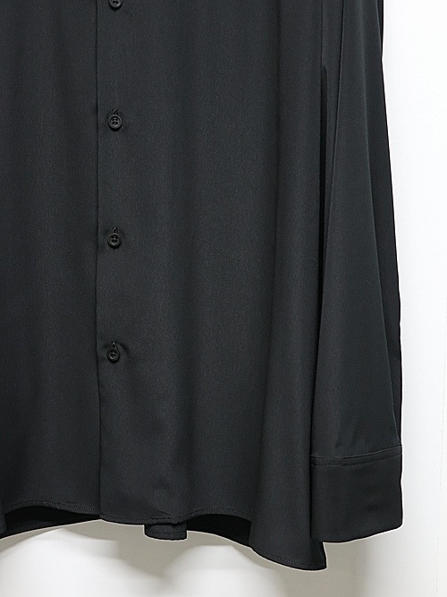 LAD MUSICIANå ߥ塼/DECHINE OPEN COLLAR SHIRT/BLACK