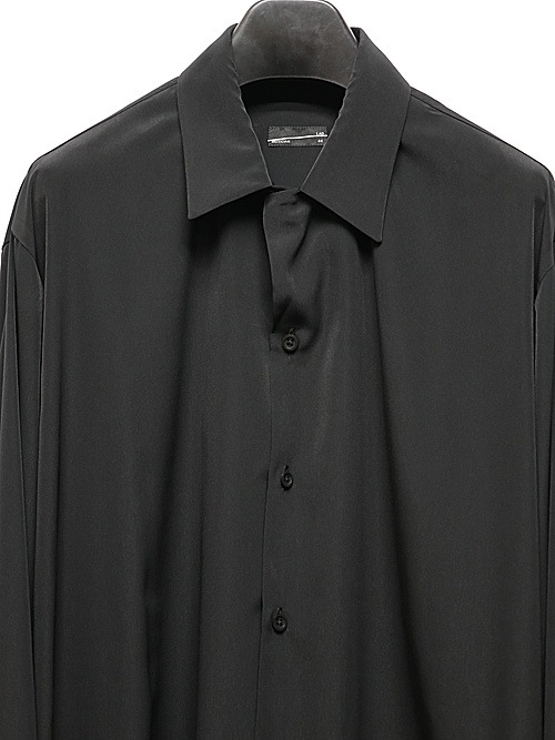 LAD MUSICIANå ߥ塼/DECHINE OPEN COLLAR SHIRT/BLACK