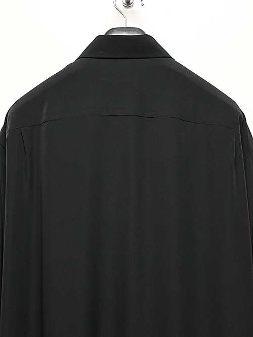 LAD MUSICIANå ߥ塼/DECHINE OPEN COLLAR SHIRT/BLACK