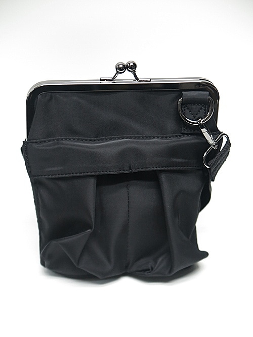 Ground Y�����饦��ɥ磻/POLYESTER SMALL HELMET BAG WITH CLASP/BLACK
