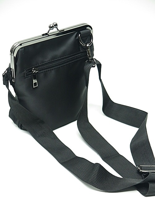 Ground Y�����饦��ɥ磻/POLYESTER SMALL HELMET BAG WITH CLASP/BLACK
