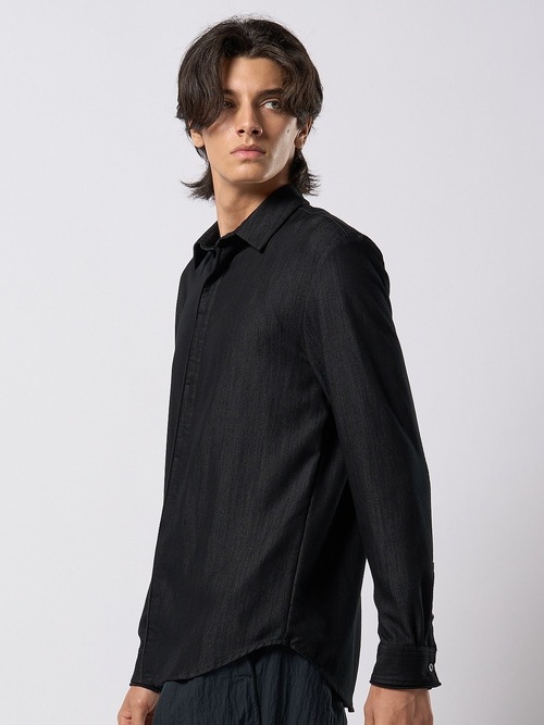 (ͽ���ʡ�2��3������ͽ��/wjk�����֥른��������/fly front shirt/black
