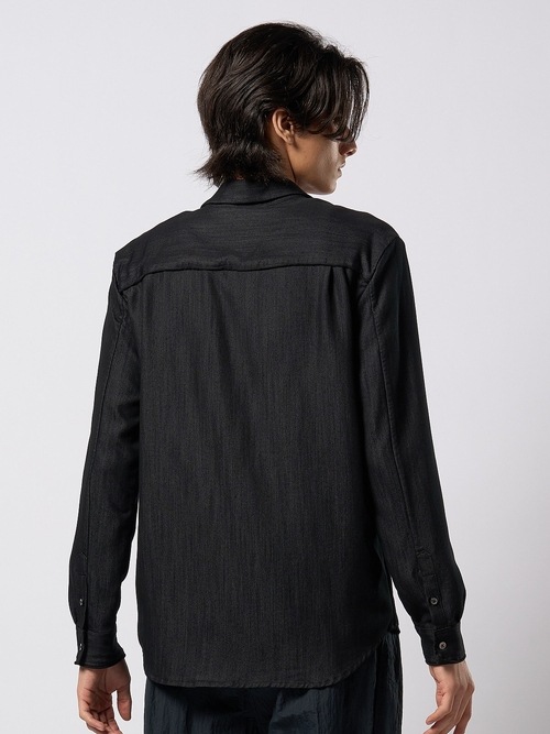 (ͽ���ʡ�2��3������ͽ��/wjk�����֥른��������/fly front shirt/black