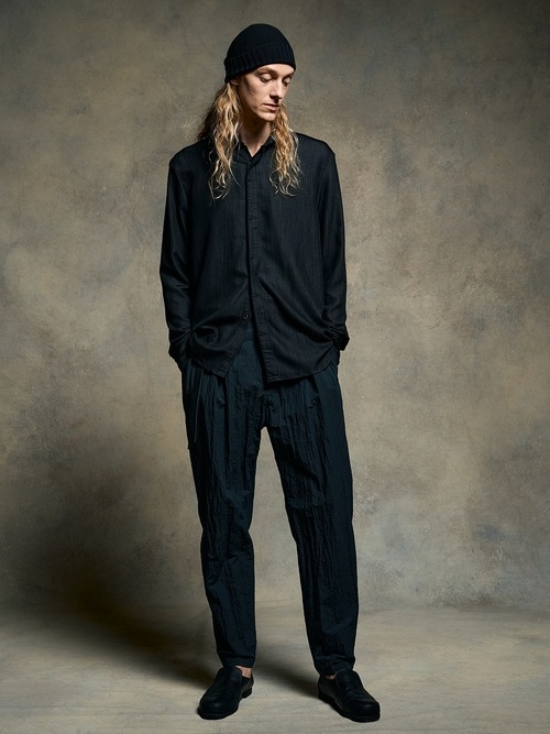 (ͽ���ʡ�2��3������ͽ��/wjk�����֥른��������/fly front shirt/black