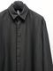 wjk�����֥른��������/fly front shirt/black