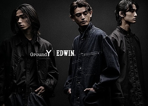 Ground Y �� EDWIN Collaboration/9OZ BLACK TWILL BLOUSE/BLACK