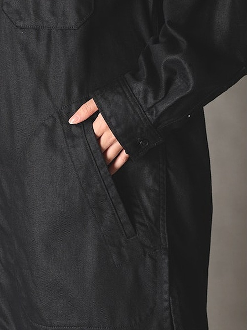 Ground Y �� EDWIN Collaboration/9OZ BLACK TWILL BLOUSE/BLACK