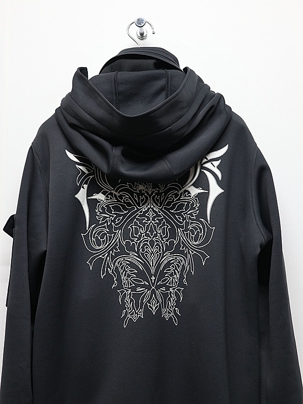 �㴰���kiryuyrik������奦����奦/Double Knit Jersey Stand Collar Blouson/Black