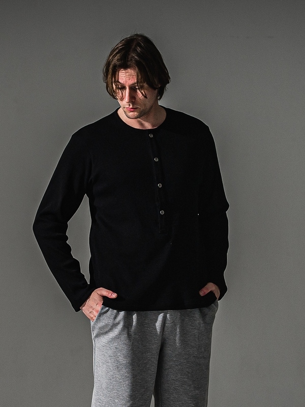 (ͽ���ʡ�7��8������ͽ��/41TH RESOUND CLOTHING���ꥵ����ɥ���������/RIB HENRY LONGSLEAVE/BLACK