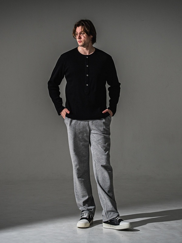 (ͽ���ʡ�7��8������ͽ��/41TH RESOUND CLOTHING���ꥵ����ɥ���������/RIB HENRY LONGSLEAVE/BLACK