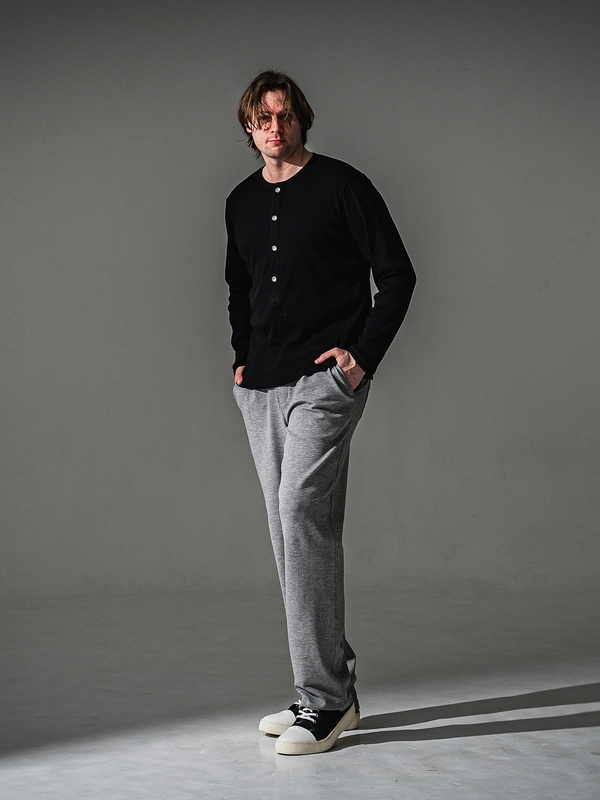 (ͽ���ʡ�7��8������ͽ��/41TH RESOUND CLOTHING���ꥵ����ɥ���������/RIB HENRY LONGSLEAVE/BLACK