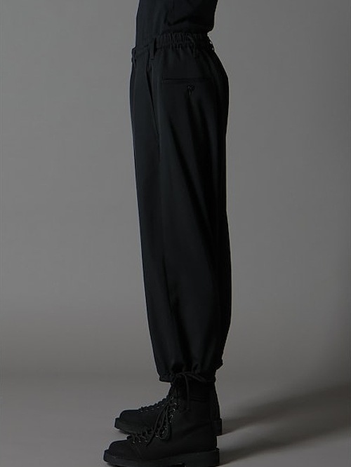 Ground Y饦ɥ磻/W/GABARDINE INSEAM BUTTON SAROUEL PANTS/BLACK