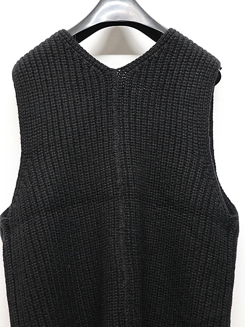 RIPVANWINKLEåץ󥦥󥯥/3GGWOOL KNIT GILLET/BLACK
