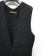 RIPVANWINKLEåץ󥦥󥯥/3GGWOOL KNIT GILLET/BLACK