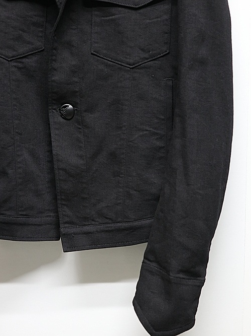 (ͽ���ʡ�4��5������ͽ��/kiryuyrik������奦����奦/Denim Napoleon Blouson/Black