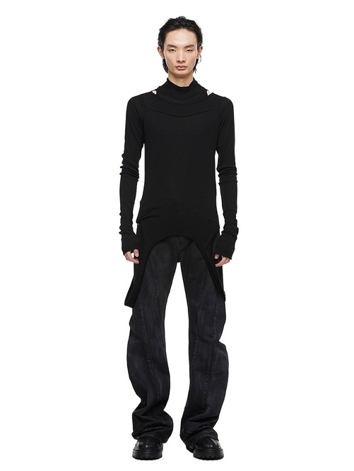(ͽ����)8��9������ͽ��/JULIUS����ꥦ��/CUPRO/COTTON FRAISE CUT & SEWN8/BLACK