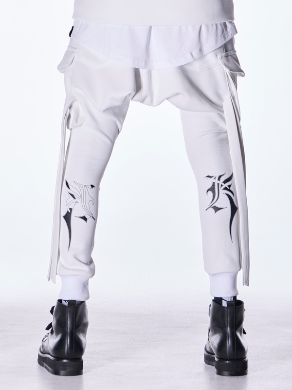 (ͽ���ʡ�8������9������ͽ��/kiryuyrik������奦����奦/Double Knit Jersey Saruel Pants/White