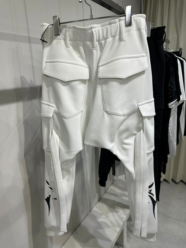(ͽ���ʡ�8������9������ͽ��/kiryuyrik������奦����奦/Double Knit Jersey Saruel Pants/White