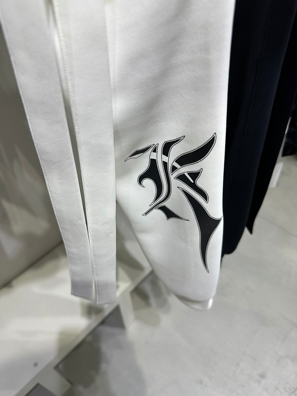 (ͽ���ʡ�8������9������ͽ��/kiryuyrik������奦����奦/Double Knit Jersey Saruel Pants/White
