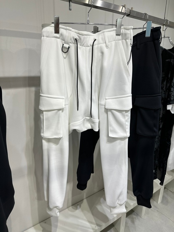 (ͽ���ʡ�8������9������ͽ��/kiryuyrik������奦����奦/Double Knit Jersey Saruel Pants/White