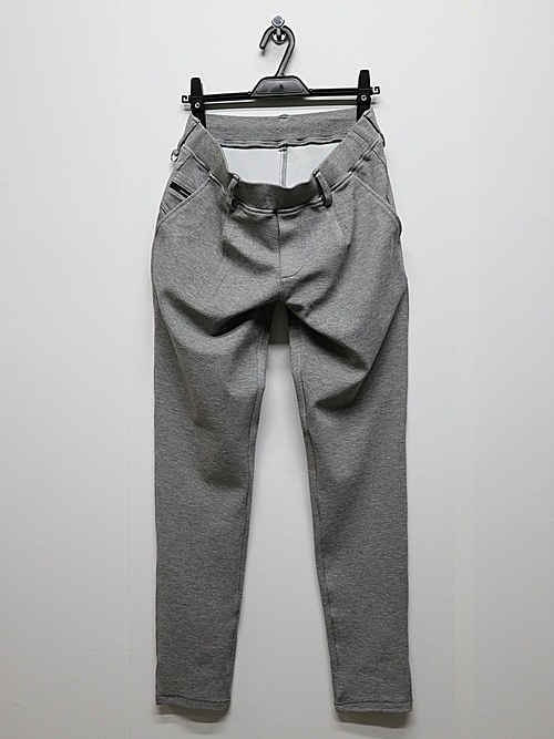 RESOUND CLOTHING���ꥵ����ɥ���������/TIGHT TAPERD CHRIS EASY blister TUCK PANTS/GREY