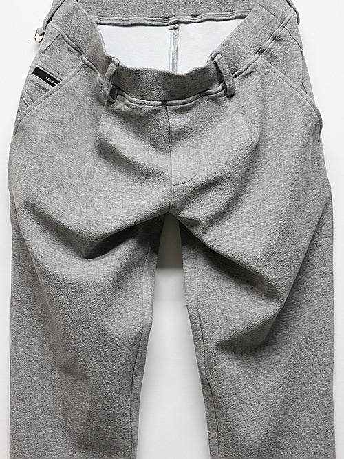 RESOUND CLOTHING���ꥵ����ɥ���������/TIGHT TAPERD CHRIS EASY blister TUCK PANTS/GREY