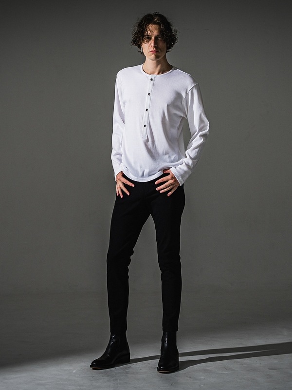 (ͽ���ʡ�7��8������ͽ��/41TH RESOUND CLOTHING���ꥵ����ɥ���������/RIB HENRY LONGSLEAVE/WHITE