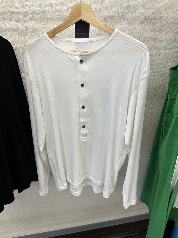 (ͽ���ʡ�7��8������ͽ��/41TH RESOUND CLOTHING���ꥵ����ɥ���������/RIB HENRY LONGSLEAVE/WHITE