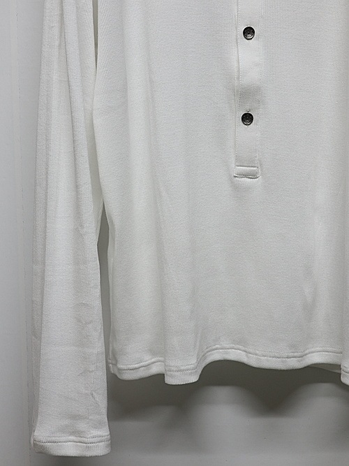 RESOUND CLOTHING���ꥵ����ɥ���������/RIB HENRY LONGSLEAVE/WHITE